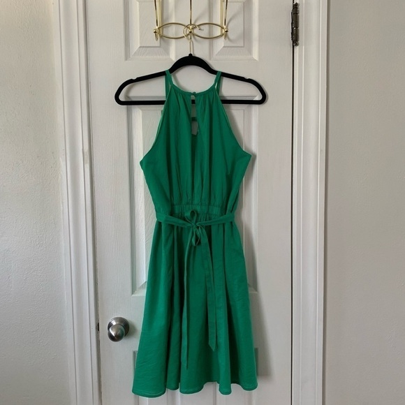 Green Speghetti strap Dress Size S - Picture 2 of 10